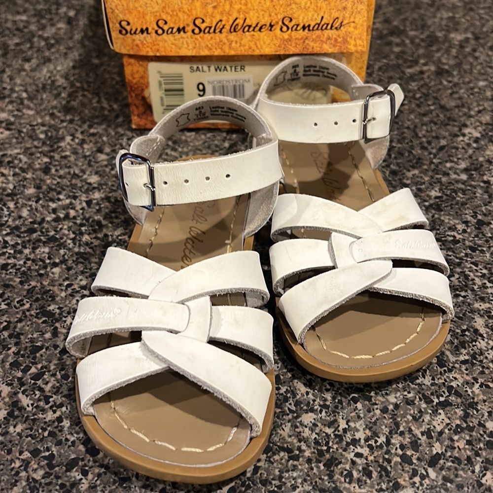 Like New Hoy Sun-San Salt Water Sandals Toddler Size 9